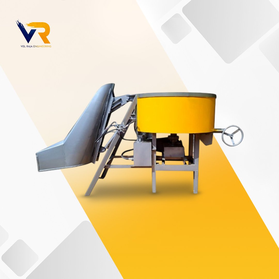 Pan Mixer Machine with Hopper 250 KG